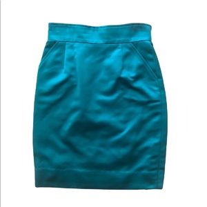 Escada Silk Blend Pencil Skirt